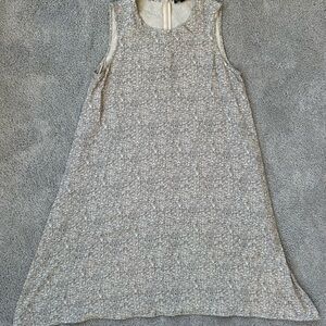 Eileen Fisher Black and White Patterned Dress